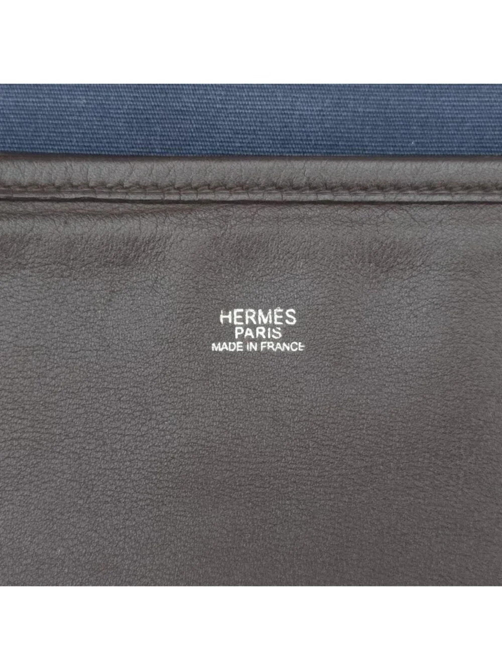 Hermes Mrs Hippie Black Toile Officier Veau Shoulder Bag